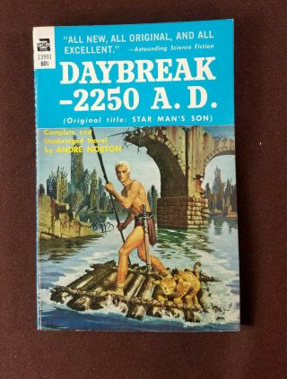 Daybreak 2250 A.  D.  By Andre Norton Ace 1952 Paperback 13991