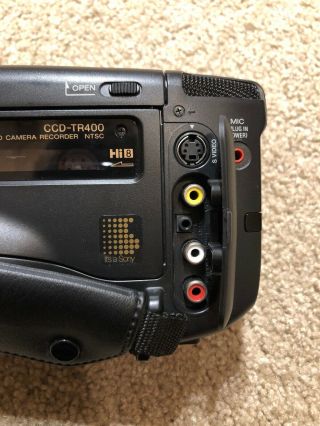 SONY Handycam CCD - TR400 Hi8 Video Camera Recorder Camcorder Vintage 4
