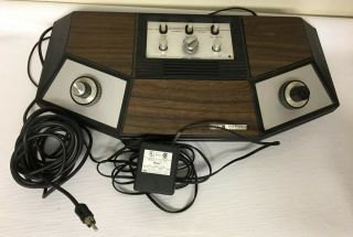 Vintage Pong Console Apf Tv Fun With Power Adapter Cords 401a Toy