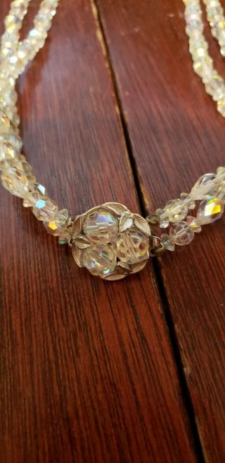 Vintage 3 - piece Sherman Necklace Bracelet And Earrings 2