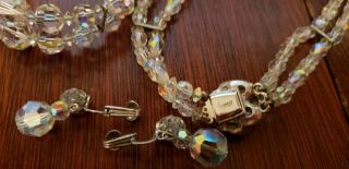 Vintage 3 - piece Sherman Necklace Bracelet And Earrings 3