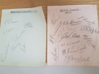 Vintage Cricket Autographs