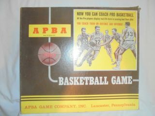 Vintage 1965 - 66 Apba Pro Basketball Game 9 Teams 90 Cards