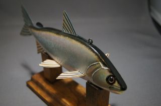 WEIGHTED FISH DECOY by STAN KASTE 2001 3