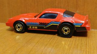 Vintage Hot Wheels Camaro Z - 28 Red (1986) & Pink (1988 Color Racers) BUNDLE 2