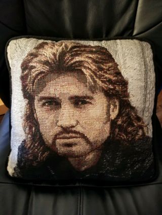Vintage Billy Ray Cyrus Toss Or Throw Pillow