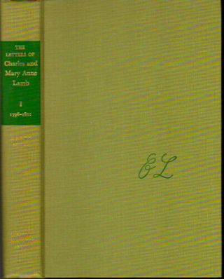 Edwin W.  Marrs / Letters Of Charles And Mary Anne Lamb Volume I Letters 1975