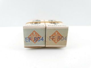 2 X Ef804 Telefunken Nos/nib Tubes,  Matched Codes Production,  C23 En - Air