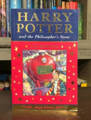 1st Print Magic Edition Harry Potter And The Philosopher 