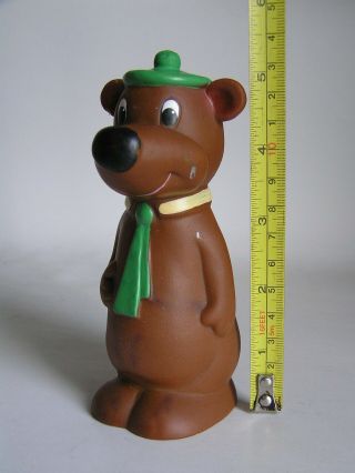 Vintage Aradeanca Yogi Bear Winnie Bath Rubber Hanna Barbera Whistle Figure Toy