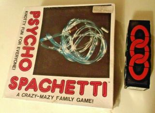2 Vintage Brain Teasers: 1981 Ideal The Missing Link & 1974 Psycho Spaghetti