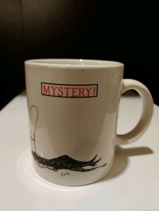 Vintage Edward Gorey Murder Mystery Coffee Mug - Pbs Masterpiece Theatre