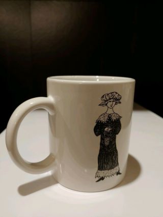 Vintage Edward Gorey Murder Mystery Coffee Mug - PBS Masterpiece Theatre 5