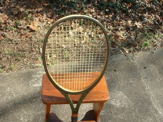 Vintage Prince Woodie Tennis Racquet 4 - 3/8 Ash/Maple/Graphite Inlay 3