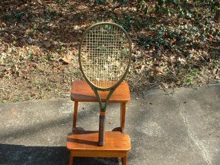 Vintage Prince Woodie Tennis Racquet 4 - 3/8 Ash/Maple/Graphite Inlay 5