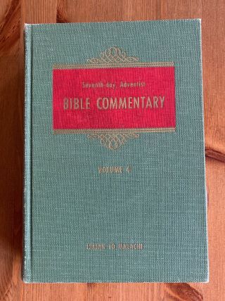 Seventh - Day Adventist Bible Commentary V 4 Isaiah - Malachi 1955 Hc R & H