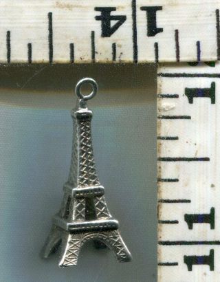 Vintage Sterling Bracelet Charm 93624 The Eiffel Tower Is Just $12.  99