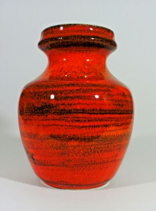 Bay Ceramic Vase West German Art Pottery 1960/70s Modernist Vintage Retro