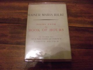 Poems From The Book Of Hours,  Rainer Maria Rilke,  Trans Babette Deutsch,  Hardcove