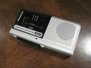 Panasonic Microcassette Recorder Model Rn - 108a 2 Speed Vintage