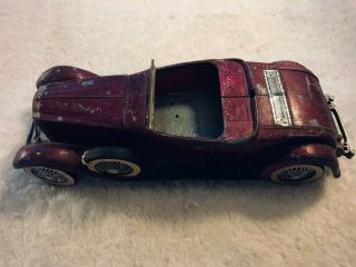 Vintage Hubley Cast Iron Toy Car Circa 1950 
