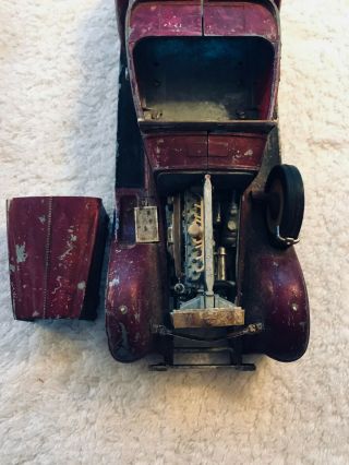 Vintage Hubley Cast Iron Toy Car circa 1950 ' s Collectible USA Made 4