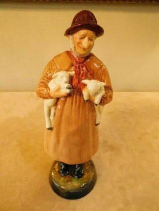 Vintage Royal Doulton Figurine / Lambing Time / Hn1890