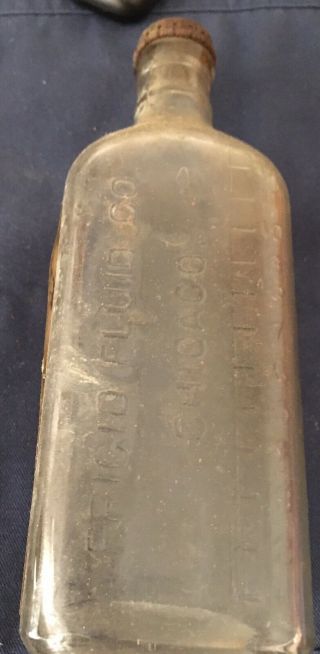 Frigid Fluid Co.  Chicago Ill.  Vintage Embalming Fluid Bottle Label 5