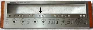 Front Panel for Pioneer SX - 1050 Stereo Receiver,  with good glass 2