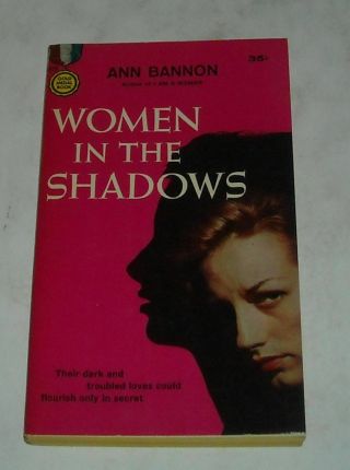Unread 1959 Fawcett Books Women In The Shadows Sleaze Pb Sexy Gga Lesbian
