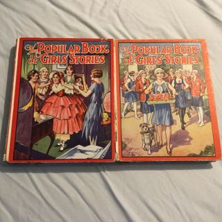 The Popular Book Of Girls Stories.  1932 1933 School & Adventure Stories Etc.