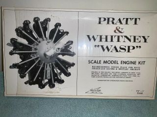 Vintage 1970 Williams Bros.  Pratt & Whitney Wasp Engine 1/8th Scale Kit,  307