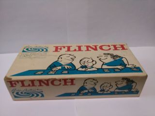Vintage Flinch Card Game 1963 Parker Brothers - Complete Good Shape