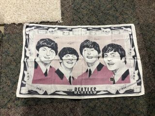 Vintage Beatles Irish Linen Tea Towel,  Ulster Brand - Vintage 1964