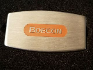 Vintage Zippo Boecon Money Clip And Knife With Box