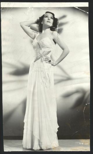 1942 Dolores Del Rio Vintage Photo The Abandoned Latin Actress