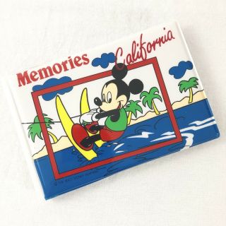 Vtg Mickey Mouse Memories Photo Album California 4x6 Monogram Products Vinyl