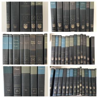 Britannica Great Books Of The Western World Complete Set— 54 Vol (1952)