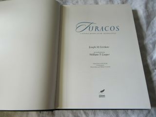 TURACOS A Natural History of the Musophagidae FORSHAW & COOPER HB - DJ 2002 1st ed 6