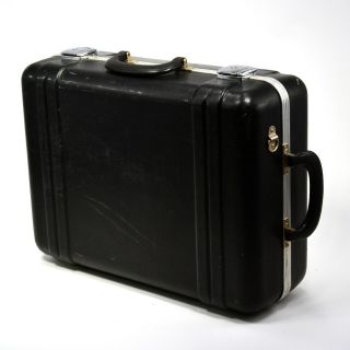 Vintage Mid Century Black Ridged Camera Equipment Case A Classic Looking Case