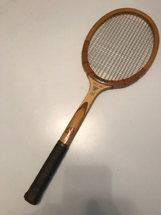 Vintage Spalding Davis Cup Wood Tennis Racquet Belgium 4 1/2 Light