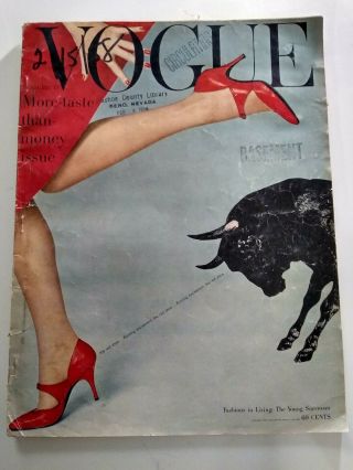 Vintage Vogue February 15 1958