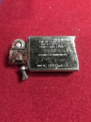 Vintage Sterling Silver Zippo Lighter 6