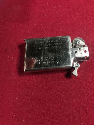 Vintage Sterling Silver Zippo Lighter 7