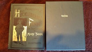 First Edition Library Adventures Of Huckleberry Finn Mark Twain Facsimile In Sli 2
