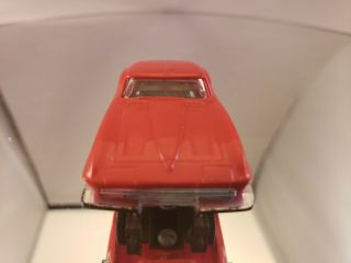 Vintage Aurora TJet 1356 ' 63 Corvette Slot Car in red 5