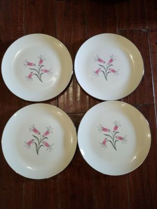 Set Of 4 Vintage " Big Payoff " Bess Myerson Dinner Plates 10 "