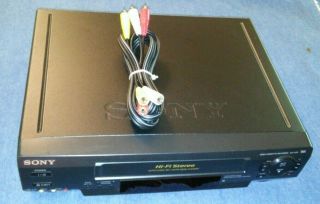 Sony Slv - N50 Vcr Vhs Video Player Recorder No Remote