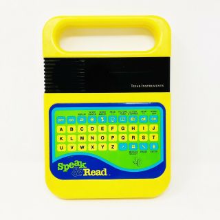 Speak And Read Talking Learning Toy Vintage 1978 Texas Instruments 70s Toy