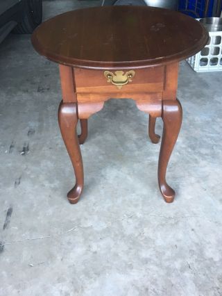 Vintage Queen Anne Style Side Table